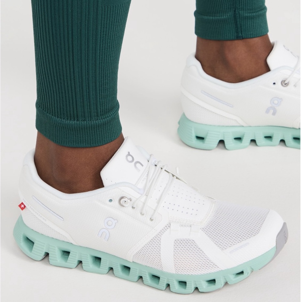 On athletic shoes